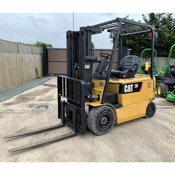 2013 CAT 20 EP20K ELECTRIC BATTERY FORKLIFT TRUCK - CONTAINER SPEC - 988 HOURS